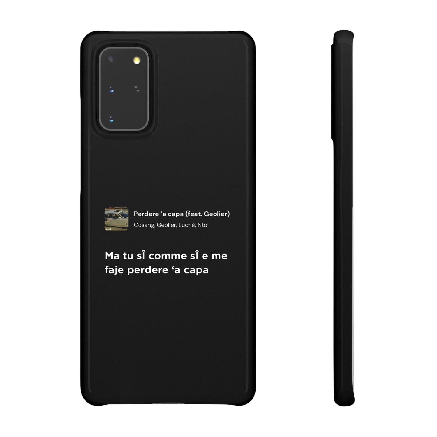 Stylish Snap Case for Music Lovers, Custom Phone Cover with Lyrics, Personalized Gift, Phone Accessory, Unique Snap Case