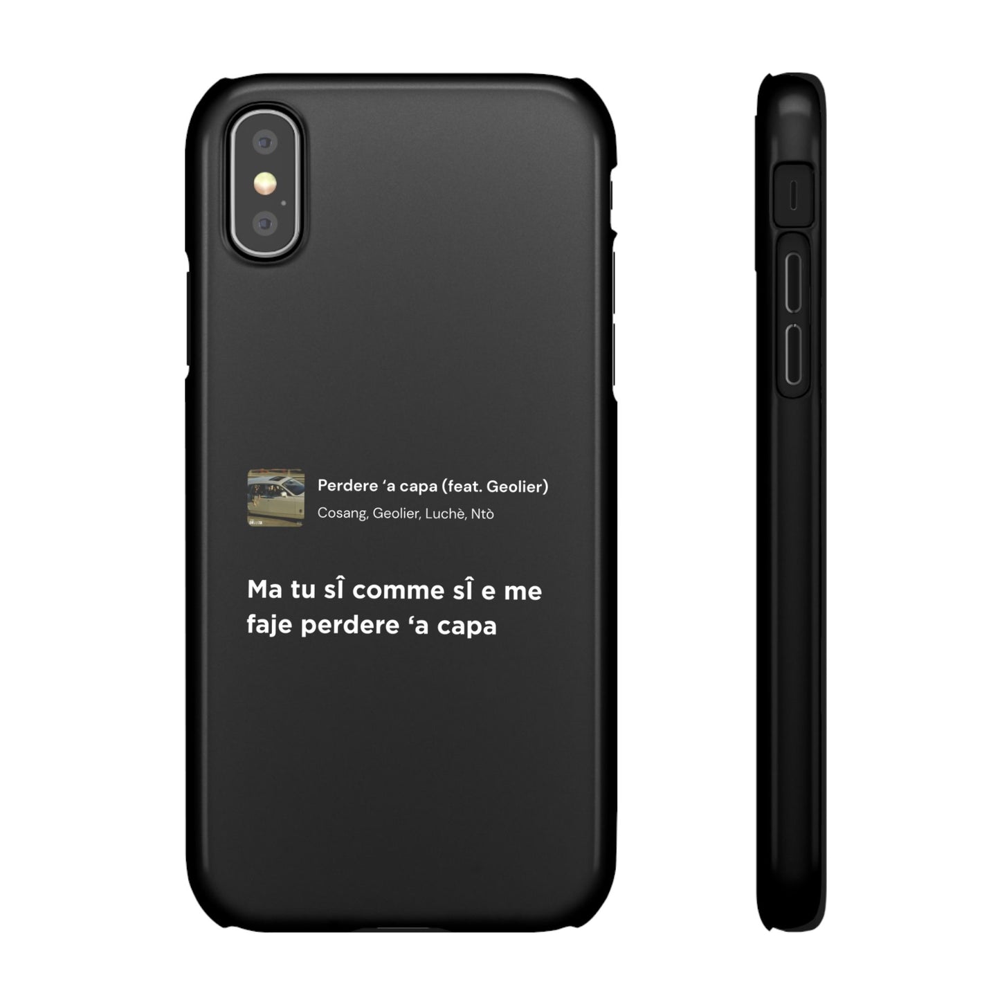 Stylish Snap Case for Music Lovers, Custom Phone Cover with Lyrics, Personalized Gift, Phone Accessory, Unique Snap Case