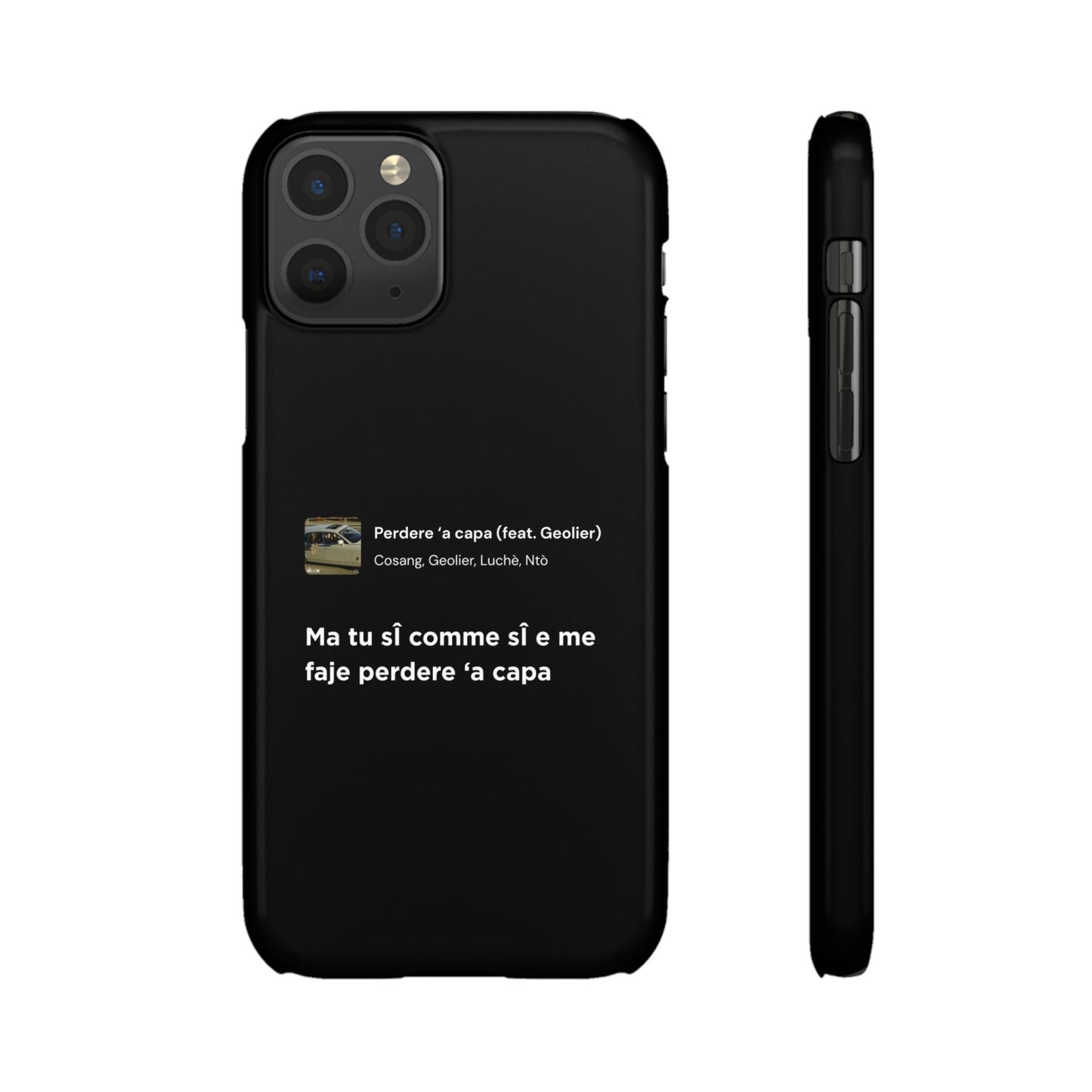 Stylish Snap Case for Music Lovers, Custom Phone Cover with Lyrics, Personalized Gift, Phone Accessory, Unique Snap Case