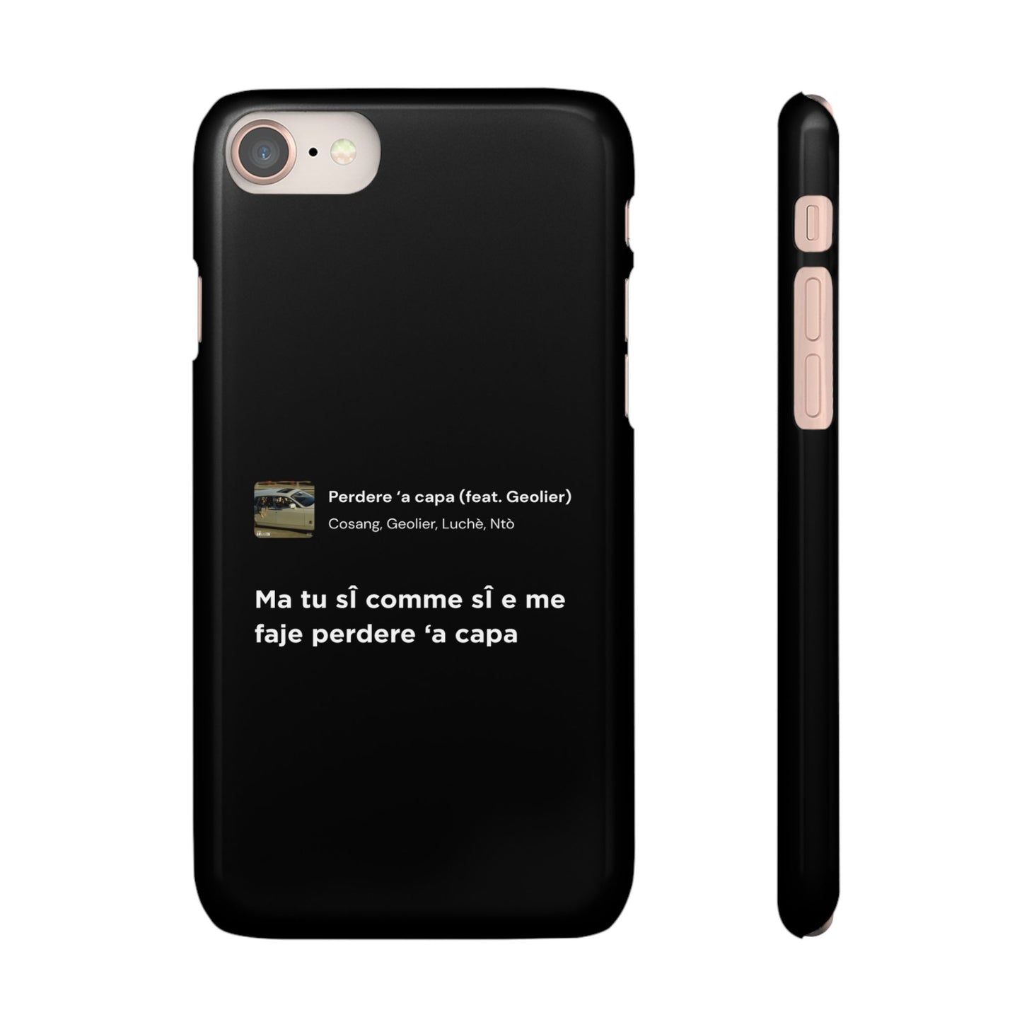 Stylish Snap Case for Music Lovers, Custom Phone Cover with Lyrics, Personalized Gift, Phone Accessory, Unique Snap Case