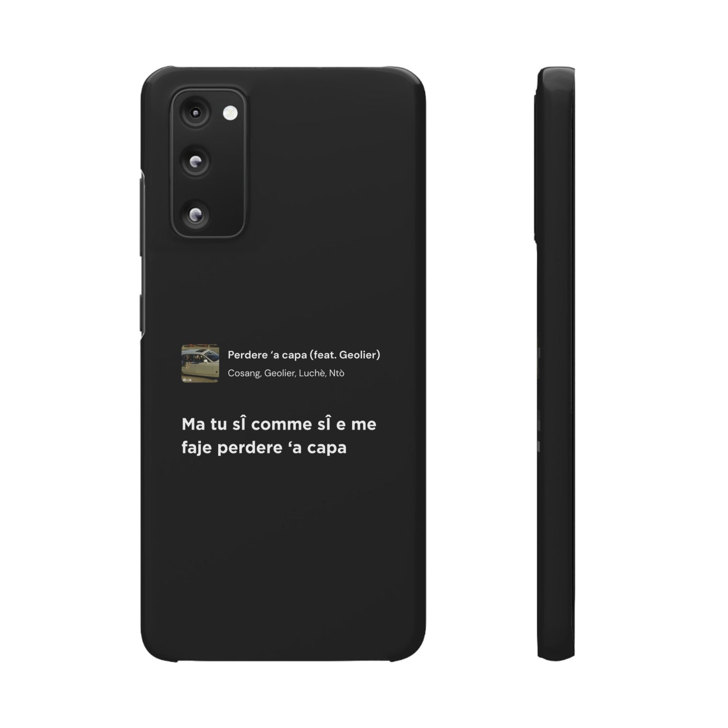 Stylish Snap Case for Music Lovers, Custom Phone Cover with Lyrics, Personalized Gift, Phone Accessory, Unique Snap Case