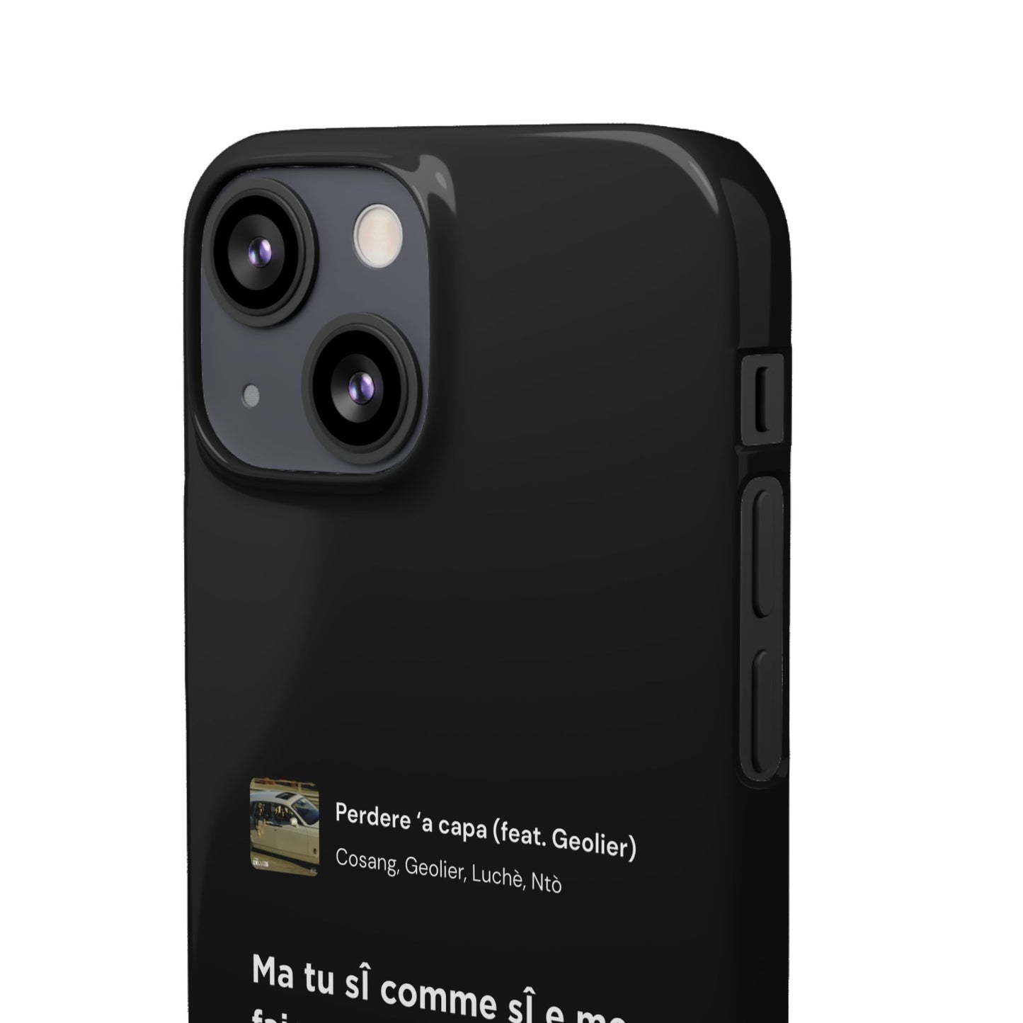 Stylish Snap Case for Music Lovers, Custom Phone Cover with Lyrics, Personalized Gift, Phone Accessory, Unique Snap Case