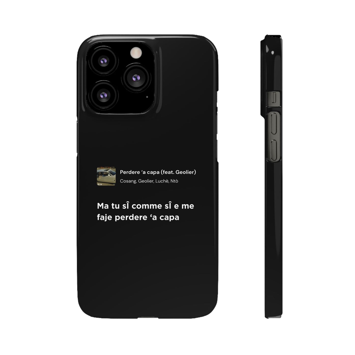 Stylish Snap Case for Music Lovers, Custom Phone Cover with Lyrics, Personalized Gift, Phone Accessory, Unique Snap Case