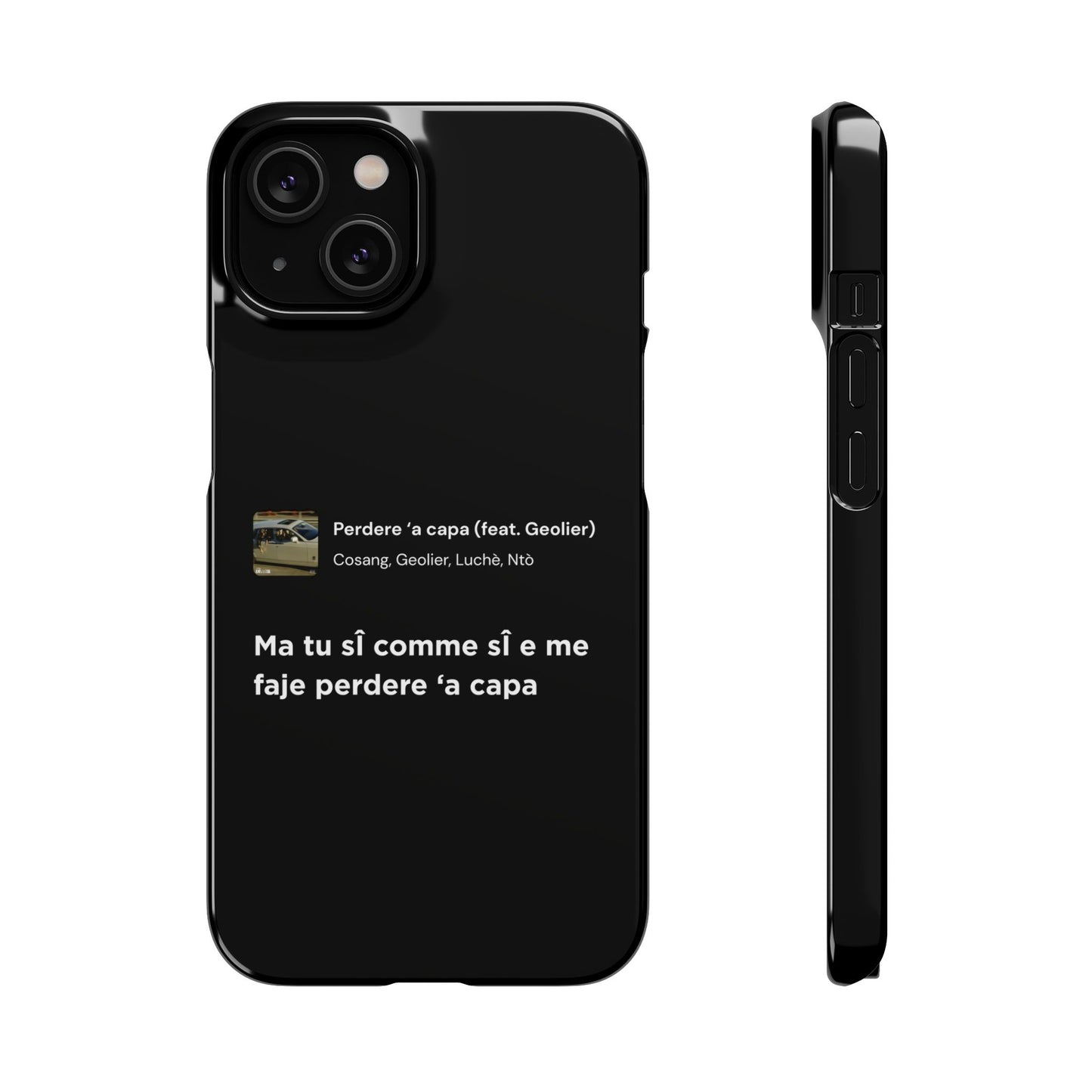 Stylish Snap Case for Music Lovers, Custom Phone Cover with Lyrics, Personalized Gift, Phone Accessory, Unique Snap Case
