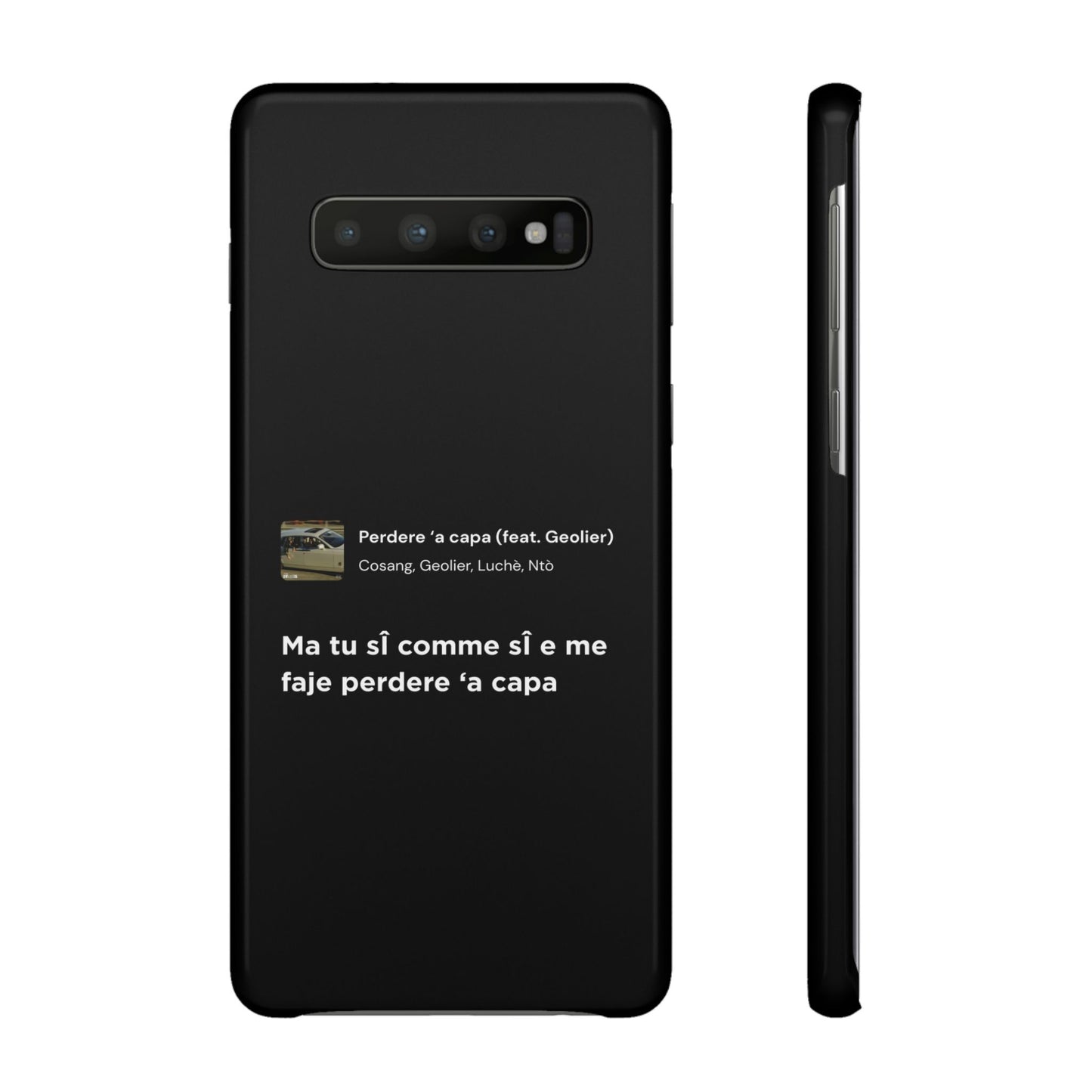 Stylish Snap Case for Music Lovers, Custom Phone Cover with Lyrics, Personalized Gift, Phone Accessory, Unique Snap Case