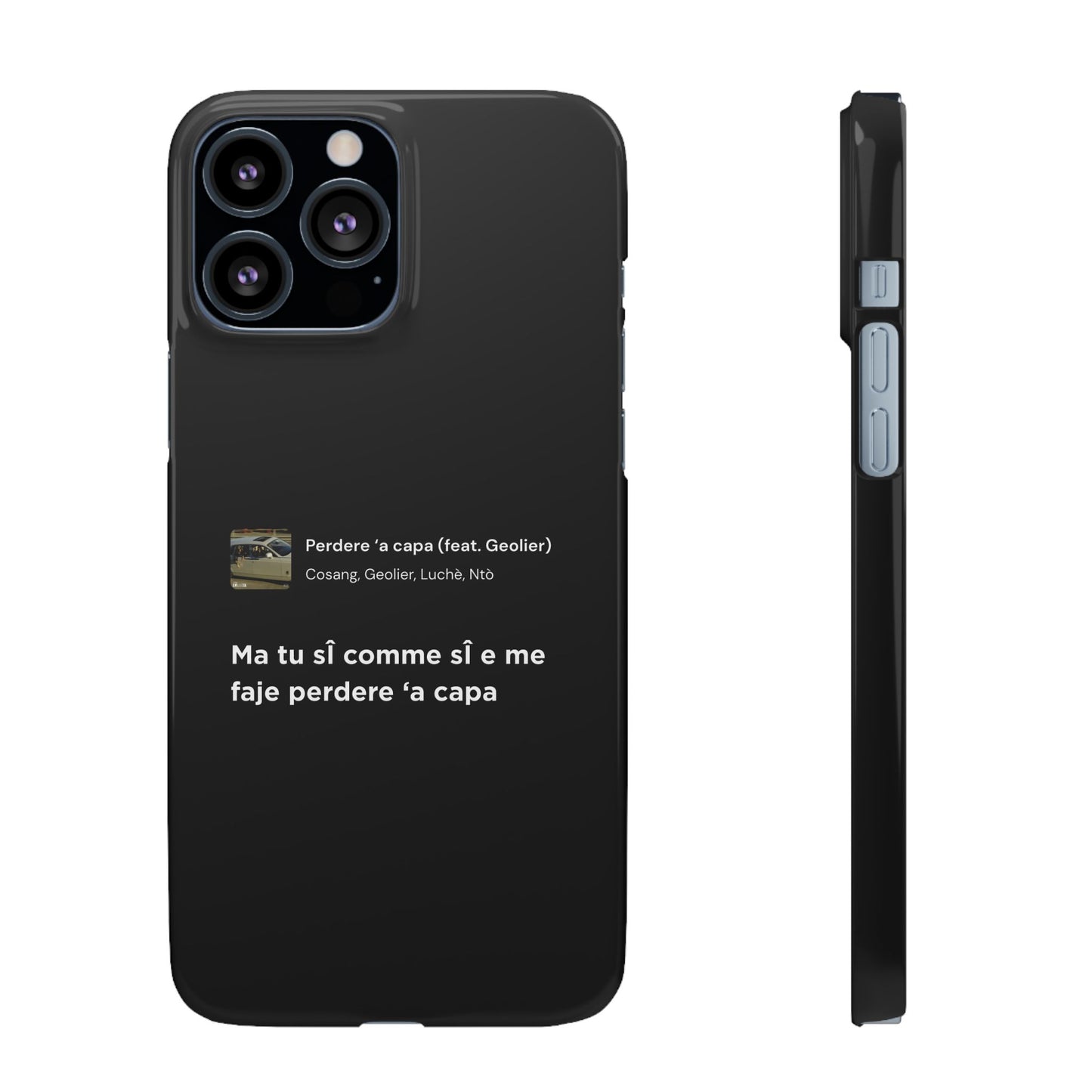 Stylish Snap Case for Music Lovers, Custom Phone Cover with Lyrics, Personalized Gift, Phone Accessory, Unique Snap Case