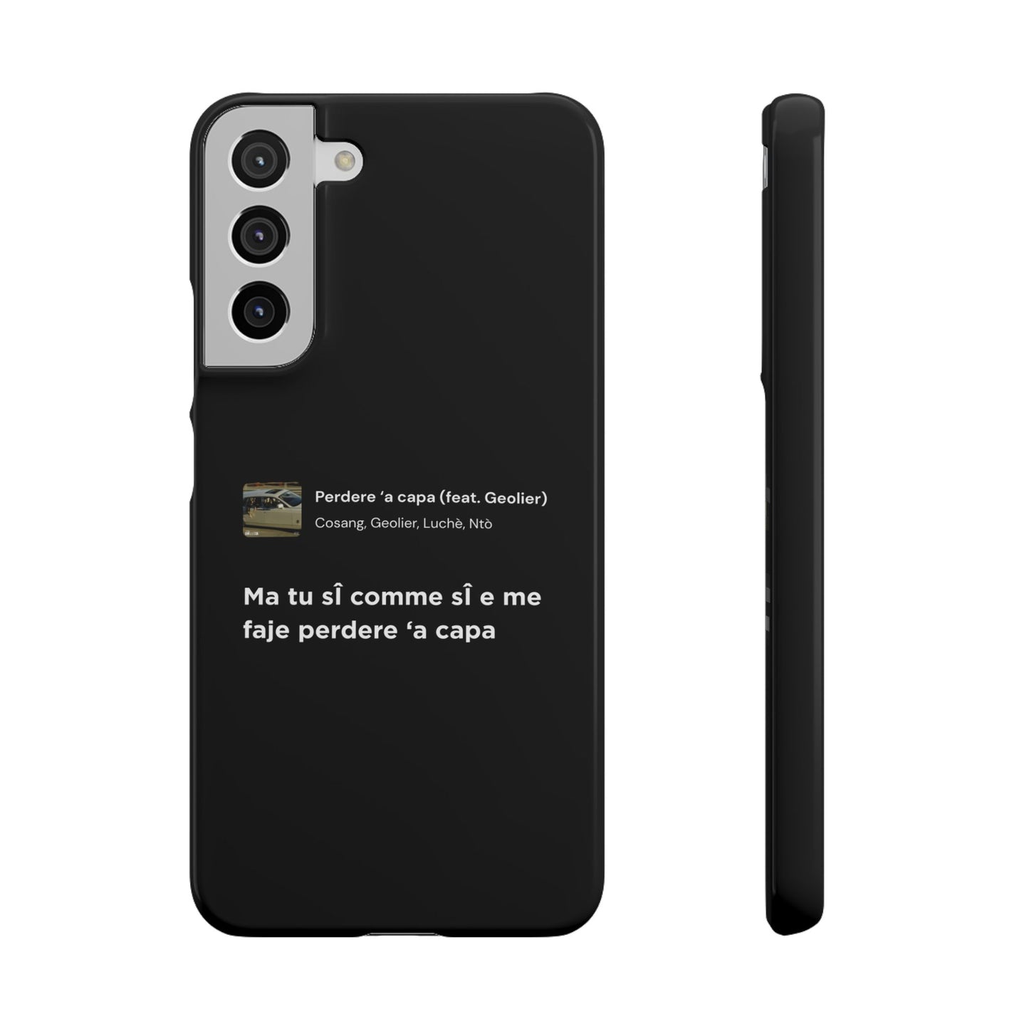 Stylish Snap Case for Music Lovers, Custom Phone Cover with Lyrics, Personalized Gift, Phone Accessory, Unique Snap Case