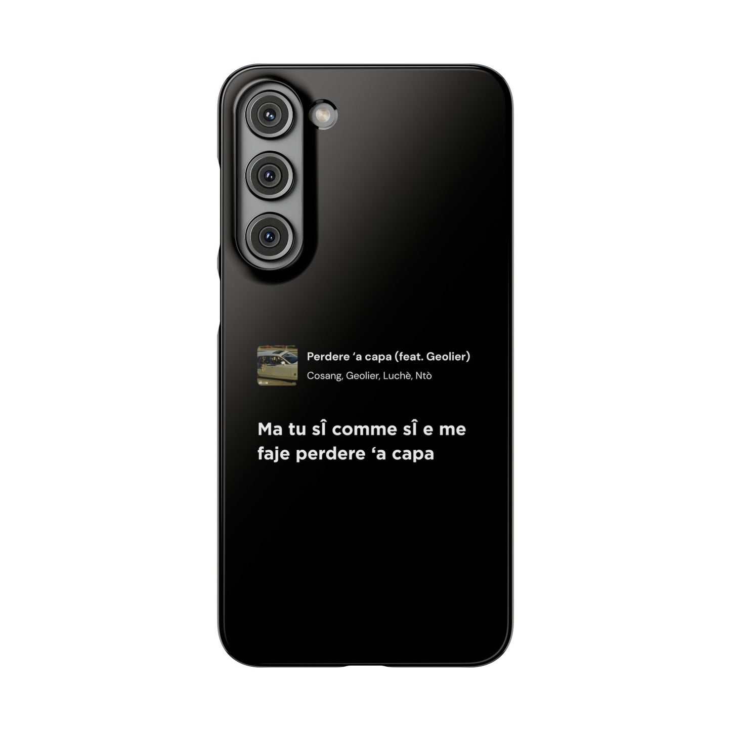 Stylish Snap Case for Music Lovers, Custom Phone Cover with Lyrics, Personalized Gift, Phone Accessory, Unique Snap Case