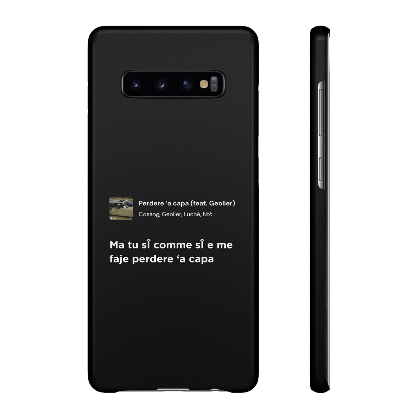 Stylish Snap Case for Music Lovers, Custom Phone Cover with Lyrics, Personalized Gift, Phone Accessory, Unique Snap Case