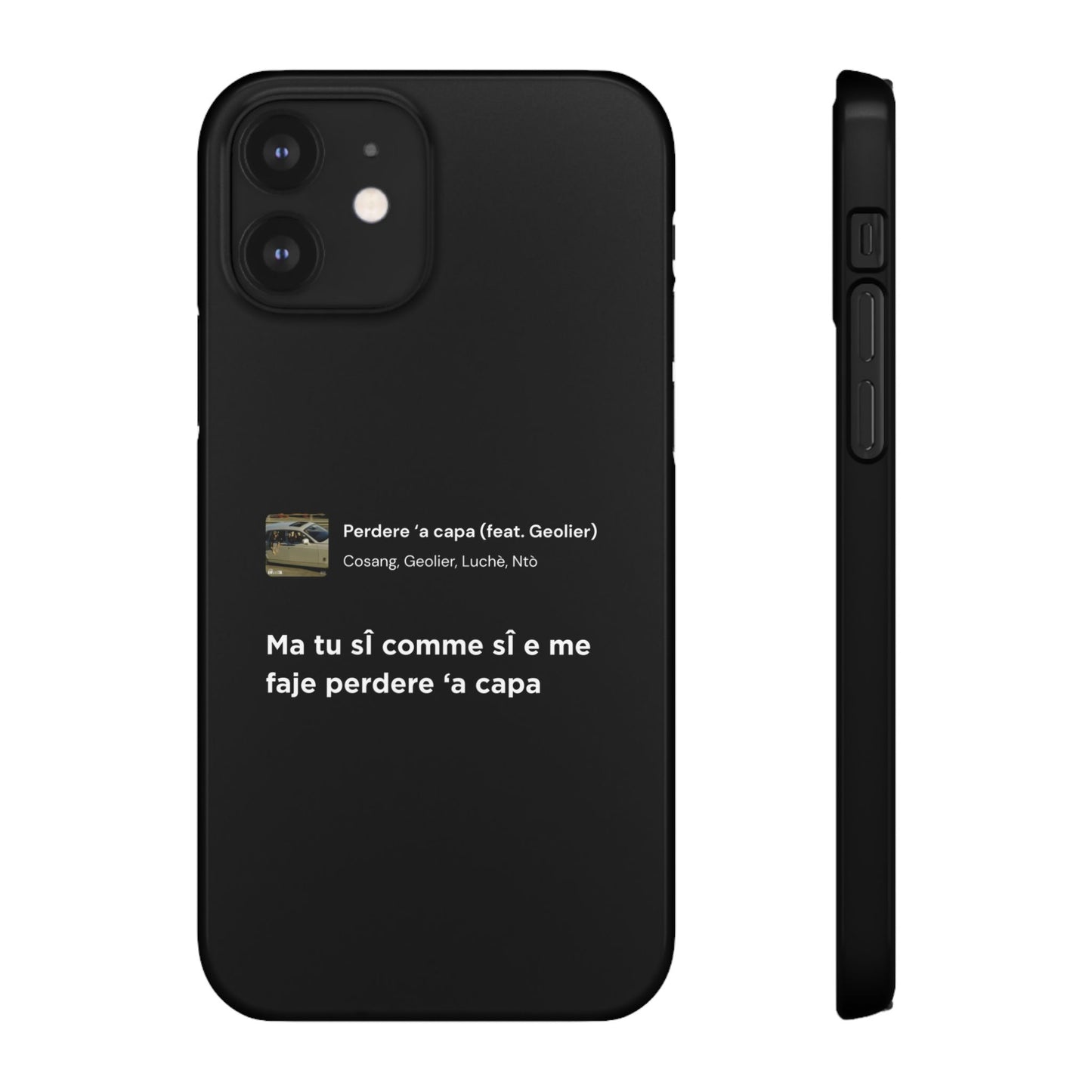Stylish Snap Case for Music Lovers, Custom Phone Cover with Lyrics, Personalized Gift, Phone Accessory, Unique Snap Case