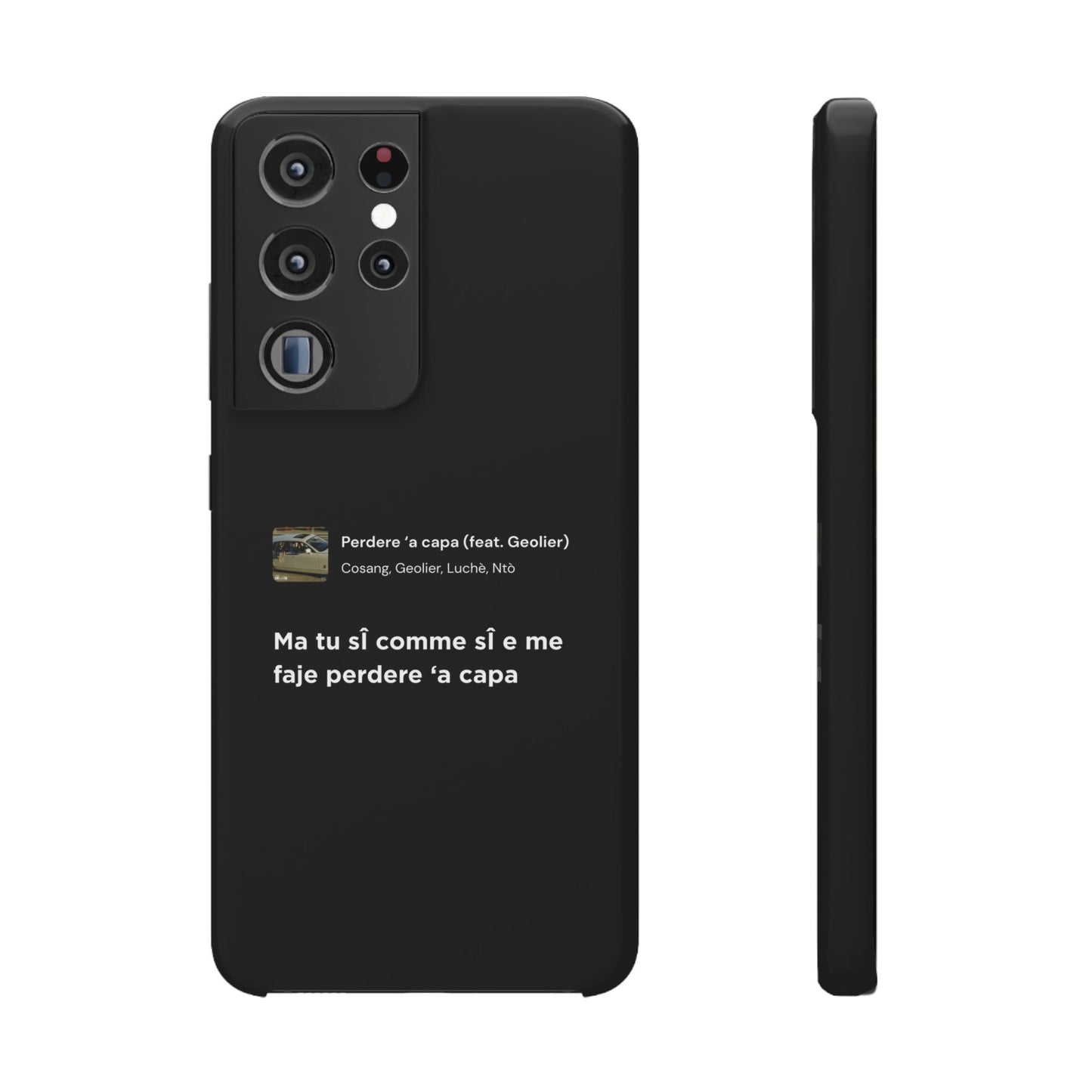 Stylish Snap Case for Music Lovers, Custom Phone Cover with Lyrics, Personalized Gift, Phone Accessory, Unique Snap Case