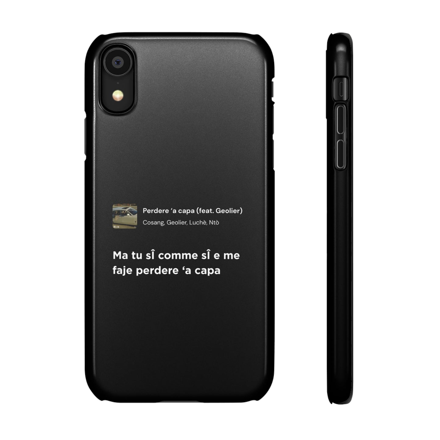 Stylish Snap Case for Music Lovers, Custom Phone Cover with Lyrics, Personalized Gift, Phone Accessory, Unique Snap Case