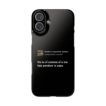 Stylish Snap Case for Music Lovers, Custom Phone Cover with Lyrics, Personalized Gift, Phone Accessory, Unique Snap Case
