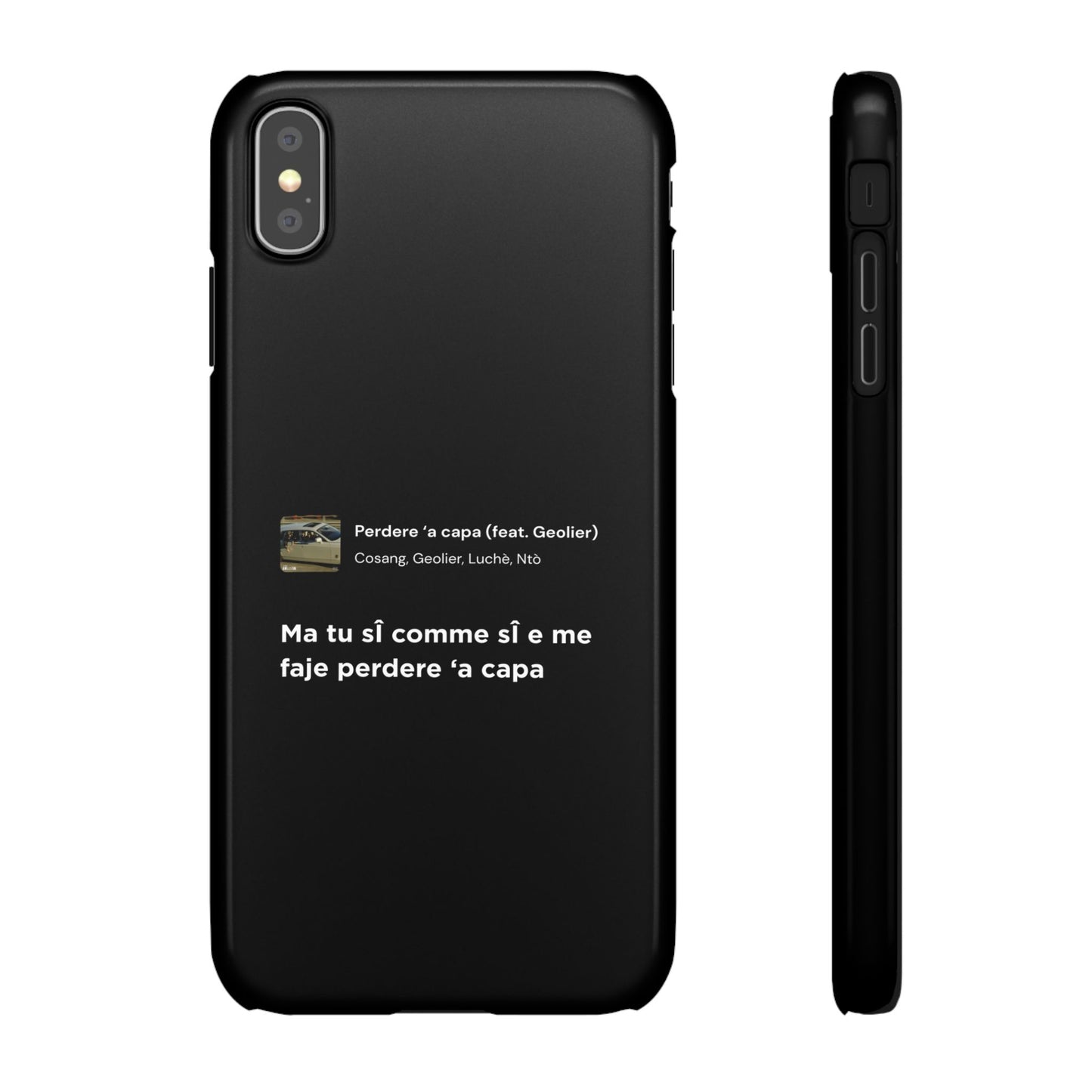 Stylish Snap Case for Music Lovers, Custom Phone Cover with Lyrics, Personalized Gift, Phone Accessory, Unique Snap Case
