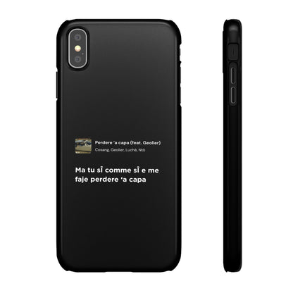 Stylish Snap Case for Music Lovers, Custom Phone Cover with Lyrics, Personalized Gift, Phone Accessory, Unique Snap Case