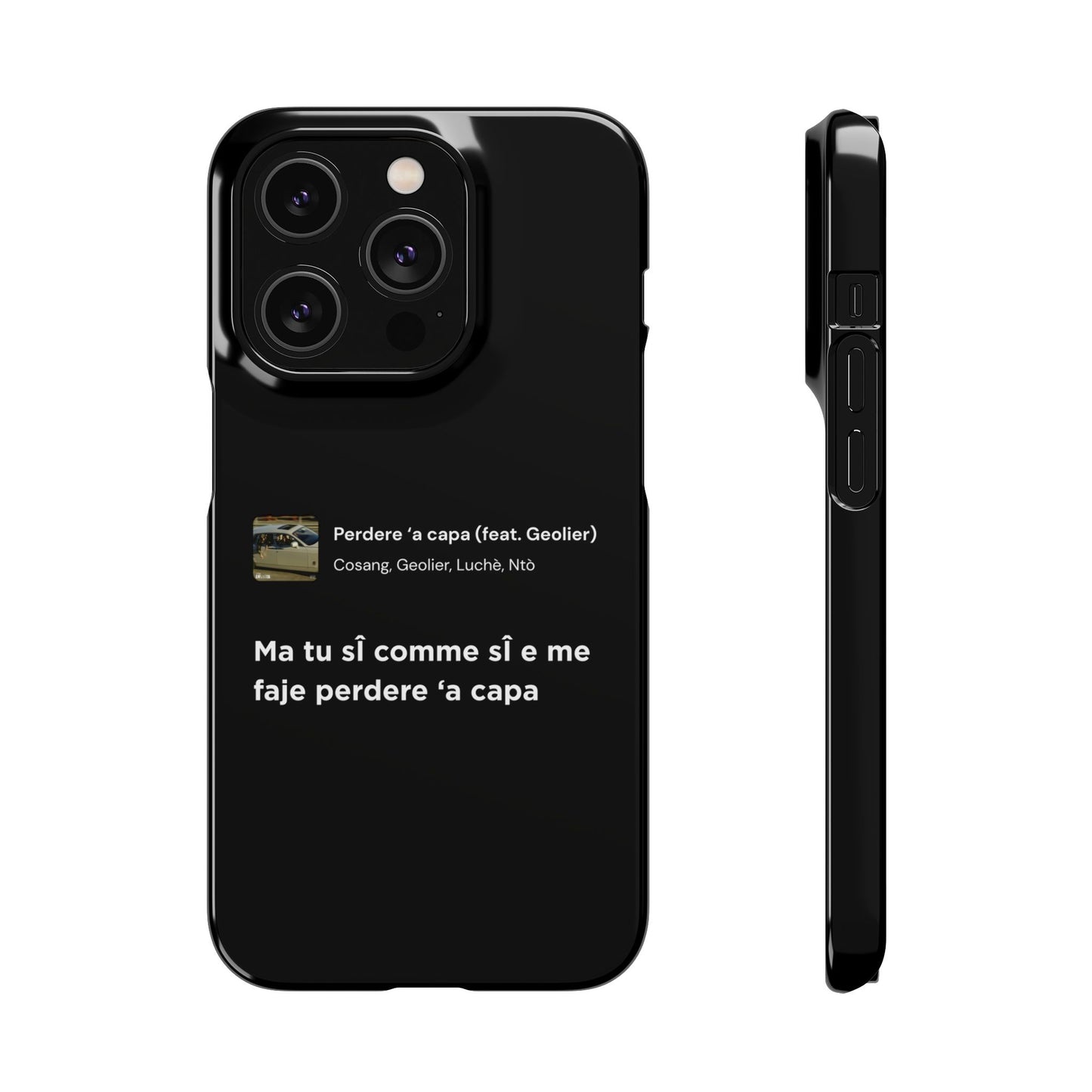 Stylish Snap Case for Music Lovers, Custom Phone Cover with Lyrics, Personalized Gift, Phone Accessory, Unique Snap Case