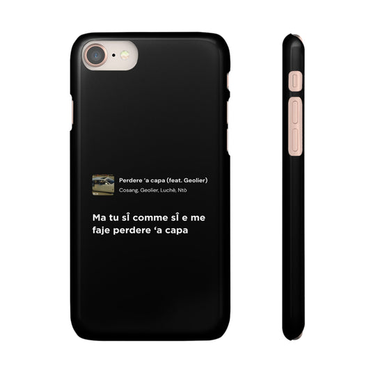 Stylish Snap Case for Music Lovers, Custom Phone Cover with Lyrics, Personalized Gift, Phone Accessory, Unique Snap Case