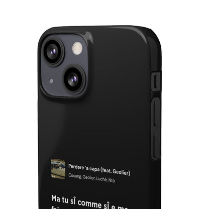 Stylish Snap Case for Music Lovers, Custom Phone Cover with Lyrics, Personalized Gift, Phone Accessory, Unique Snap Case
