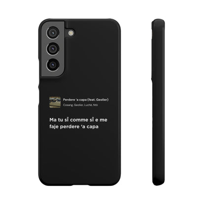 Stylish Snap Case for Music Lovers, Custom Phone Cover with Lyrics, Personalized Gift, Phone Accessory, Unique Snap Case