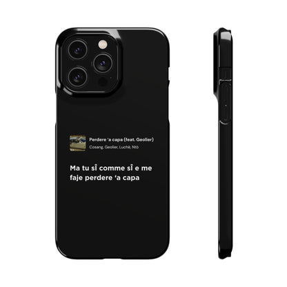 Stylish Snap Case for Music Lovers, Custom Phone Cover with Lyrics, Personalized Gift, Phone Accessory, Unique Snap Case