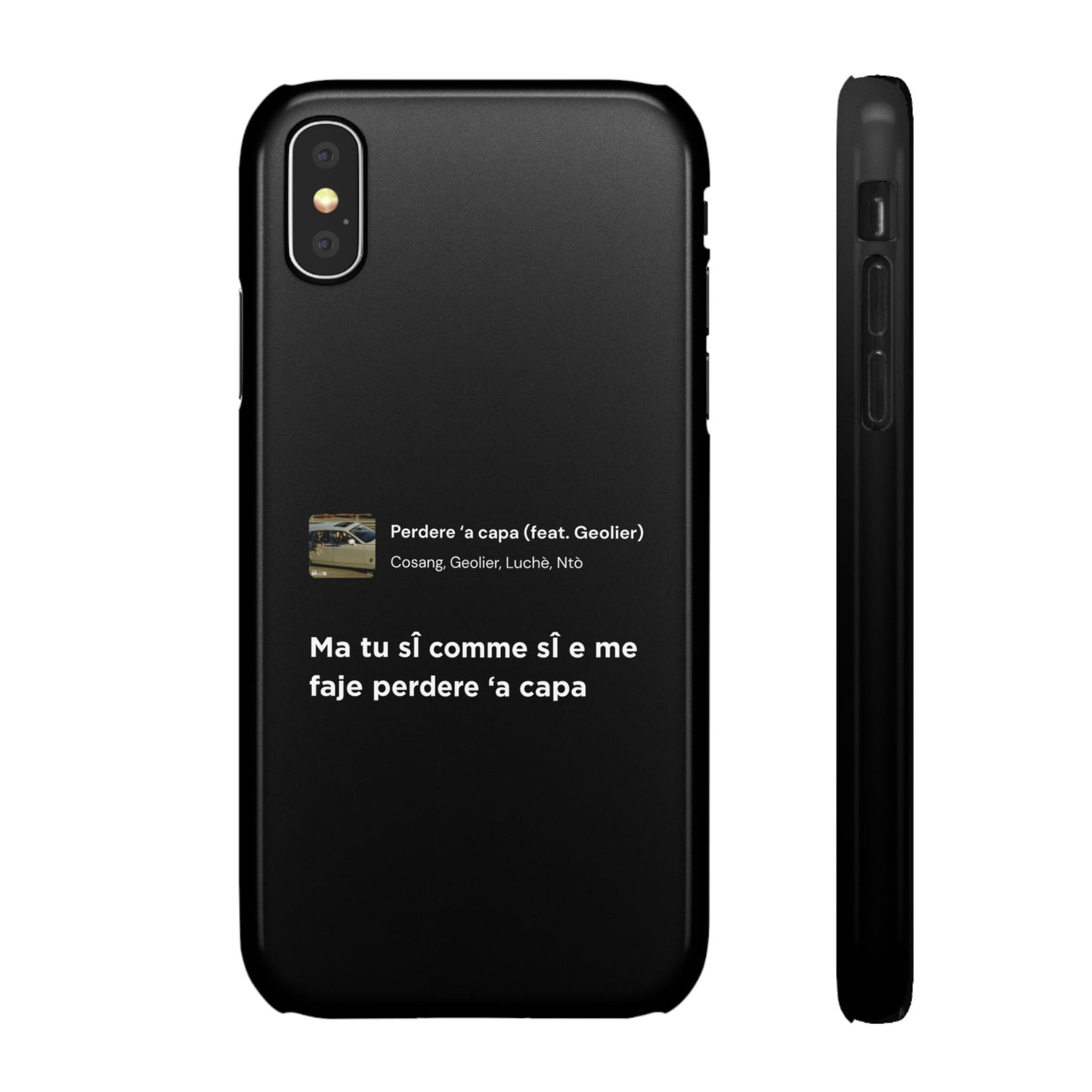 Stylish Snap Case for Music Lovers, Custom Phone Cover with Lyrics, Personalized Gift, Phone Accessory, Unique Snap Case