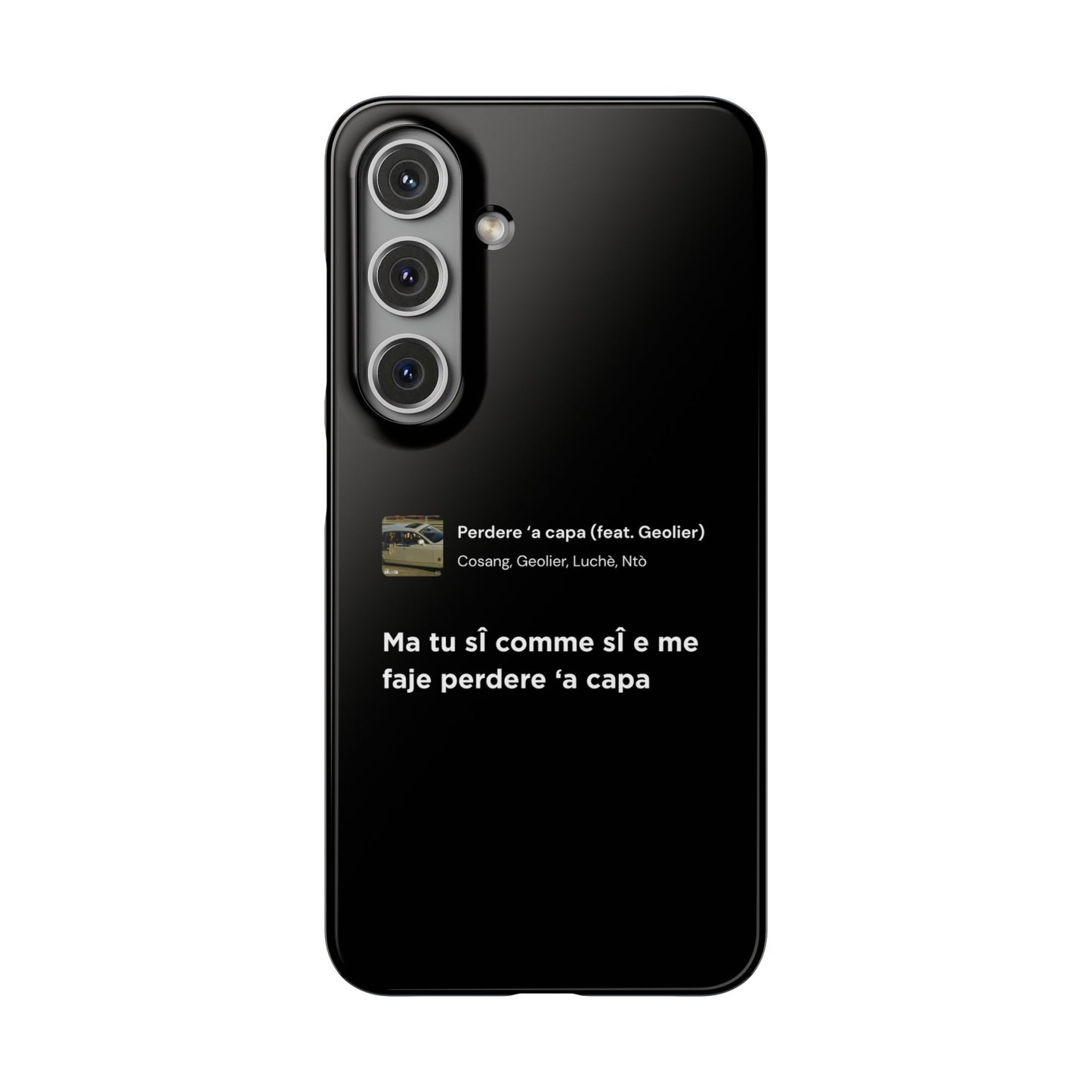 Stylish Snap Case for Music Lovers, Custom Phone Cover with Lyrics, Personalized Gift, Phone Accessory, Unique Snap Case