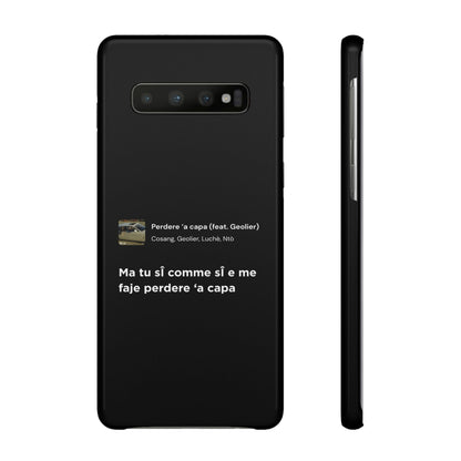 Stylish Snap Case for Music Lovers, Custom Phone Cover with Lyrics, Personalized Gift, Phone Accessory, Unique Snap Case