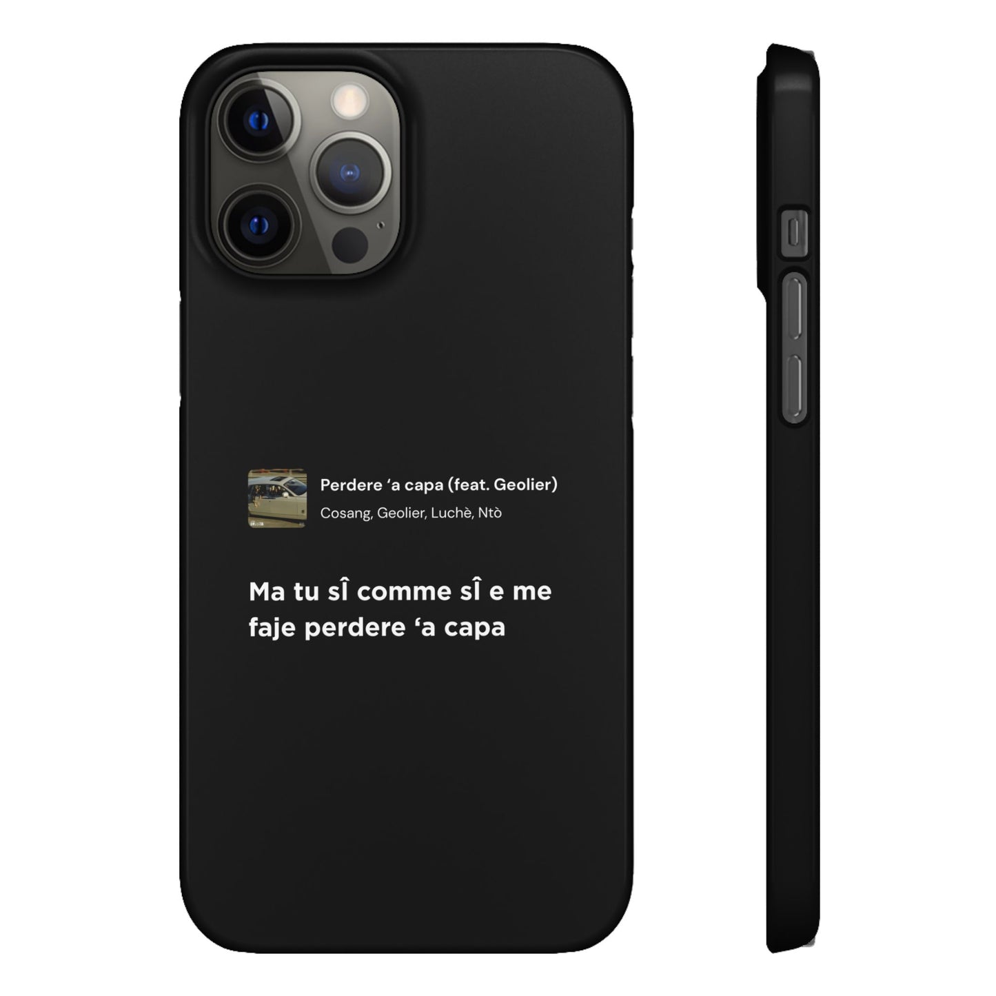 Stylish Snap Case for Music Lovers, Custom Phone Cover with Lyrics, Personalized Gift, Phone Accessory, Unique Snap Case