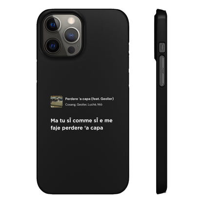 Stylish Snap Case for Music Lovers, Custom Phone Cover with Lyrics, Personalized Gift, Phone Accessory, Unique Snap Case