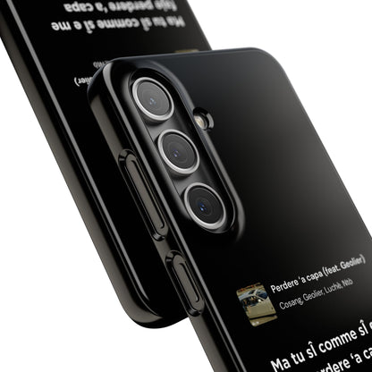 Stylish Snap Case for Music Lovers, Custom Phone Cover with Lyrics, Personalized Gift, Phone Accessory, Unique Snap Case