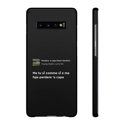 Stylish Snap Case for Music Lovers, Custom Phone Cover with Lyrics, Personalized Gift, Phone Accessory, Unique Snap Case