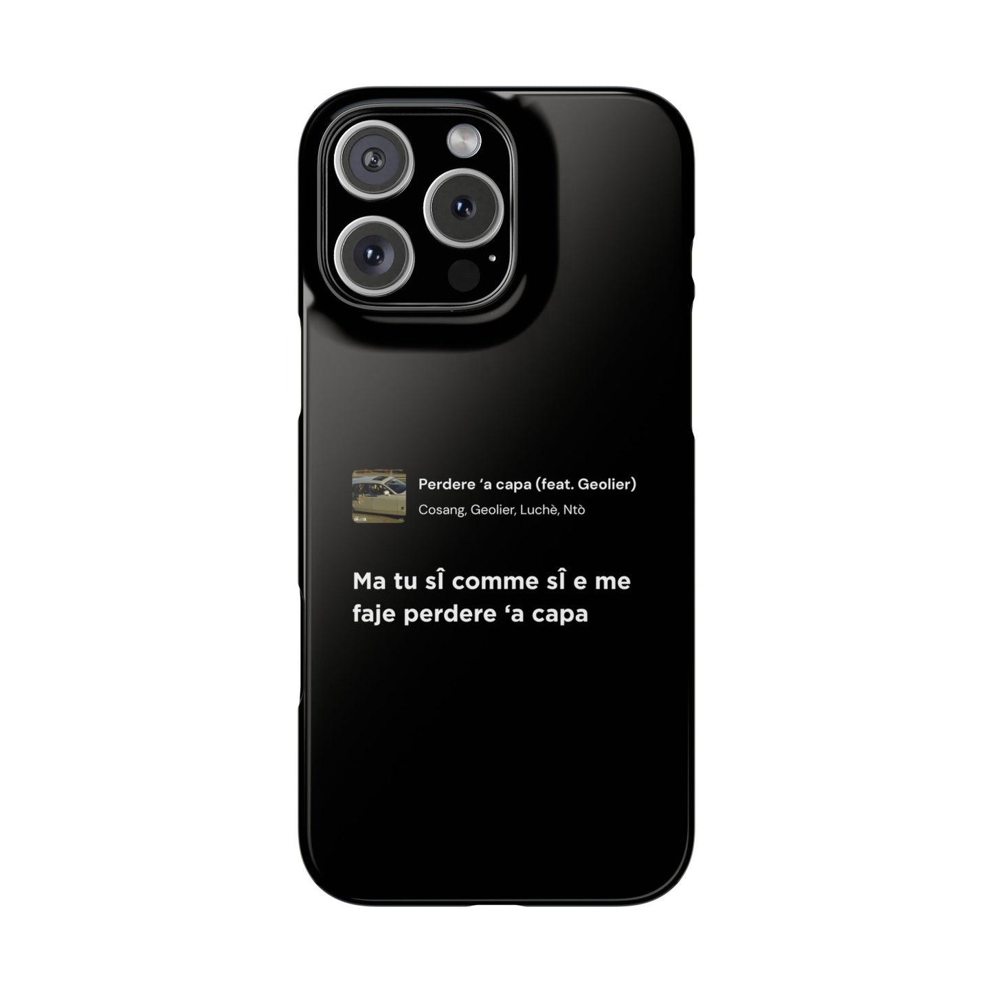 Stylish Snap Case for Music Lovers, Custom Phone Cover with Lyrics, Personalized Gift, Phone Accessory, Unique Snap Case