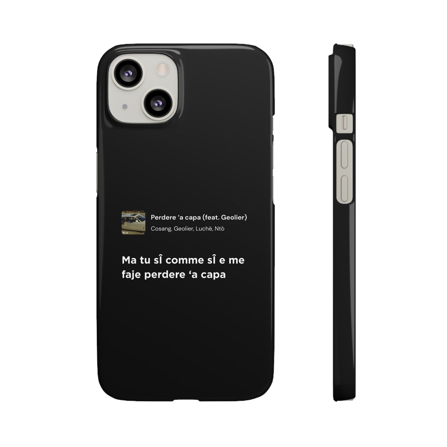 Stylish Snap Case for Music Lovers, Custom Phone Cover with Lyrics, Personalized Gift, Phone Accessory, Unique Snap Case