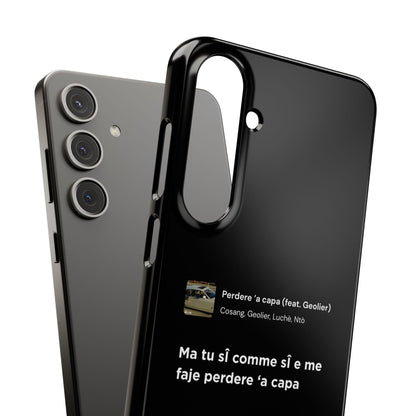 Stylish Snap Case for Music Lovers, Custom Phone Cover with Lyrics, Personalized Gift, Phone Accessory, Unique Snap Case