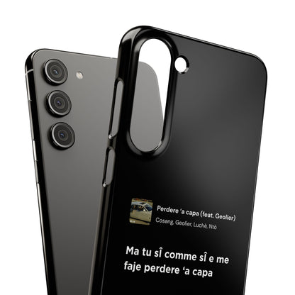 Stylish Snap Case for Music Lovers, Custom Phone Cover with Lyrics, Personalized Gift, Phone Accessory, Unique Snap Case