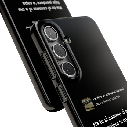 Stylish Snap Case for Music Lovers, Custom Phone Cover with Lyrics, Personalized Gift, Phone Accessory, Unique Snap Case