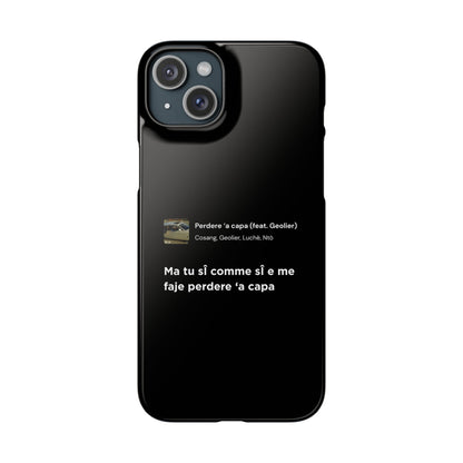 Stylish Snap Case for Music Lovers, Custom Phone Cover with Lyrics, Personalized Gift, Phone Accessory, Unique Snap Case