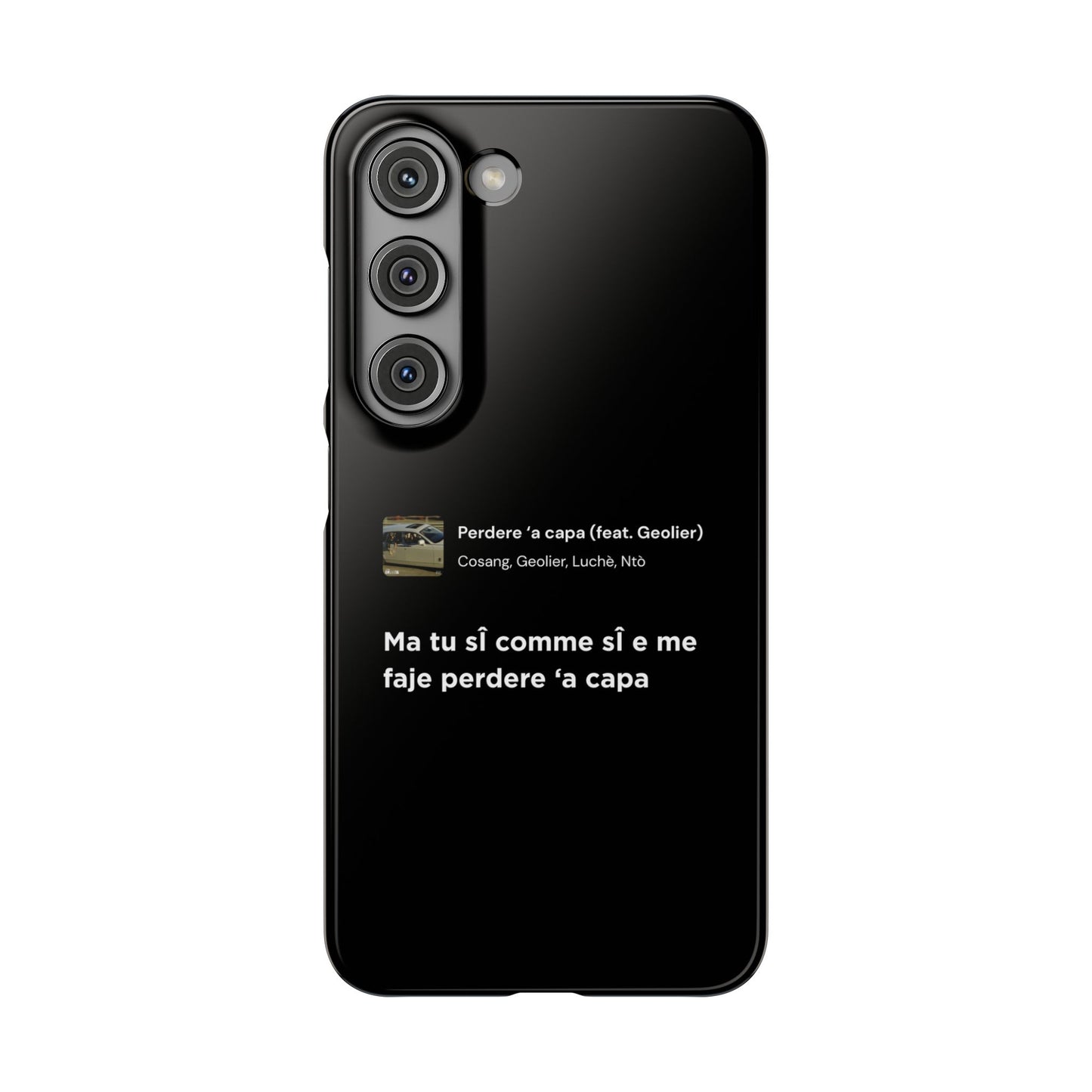 Stylish Snap Case for Music Lovers, Custom Phone Cover with Lyrics, Personalized Gift, Phone Accessory, Unique Snap Case
