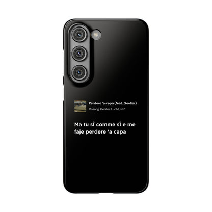Stylish Snap Case for Music Lovers, Custom Phone Cover with Lyrics, Personalized Gift, Phone Accessory, Unique Snap Case