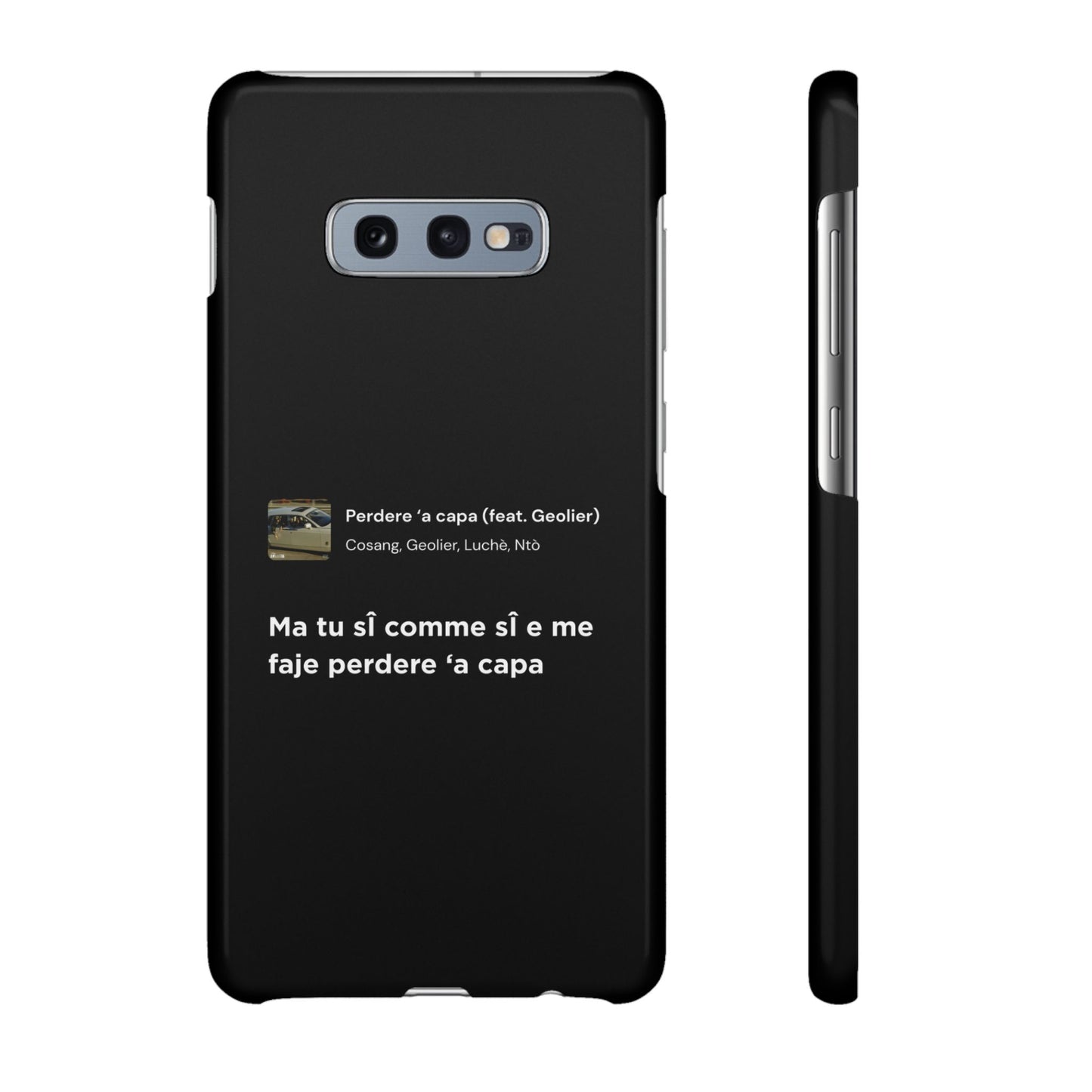 Stylish Snap Case for Music Lovers, Custom Phone Cover with Lyrics, Personalized Gift, Phone Accessory, Unique Snap Case