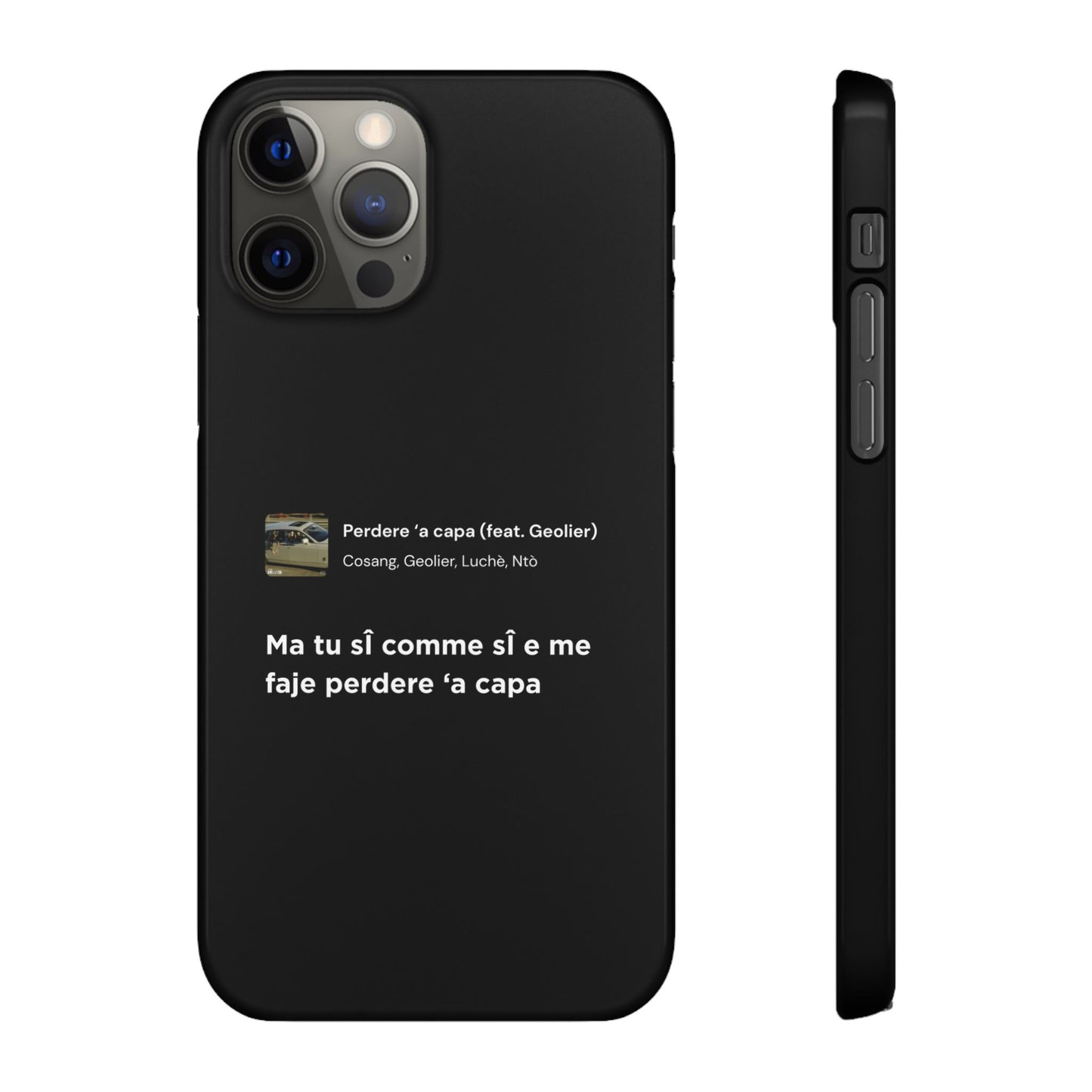 Stylish Snap Case for Music Lovers, Custom Phone Cover with Lyrics, Personalized Gift, Phone Accessory, Unique Snap Case