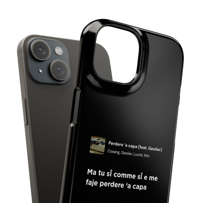 Stylish Snap Case for Music Lovers, Custom Phone Cover with Lyrics, Personalized Gift, Phone Accessory, Unique Snap Case