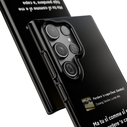 Stylish Snap Case for Music Lovers, Custom Phone Cover with Lyrics, Personalized Gift, Phone Accessory, Unique Snap Case
