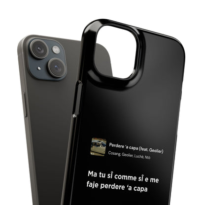 Stylish Snap Case for Music Lovers, Custom Phone Cover with Lyrics, Personalized Gift, Phone Accessory, Unique Snap Case