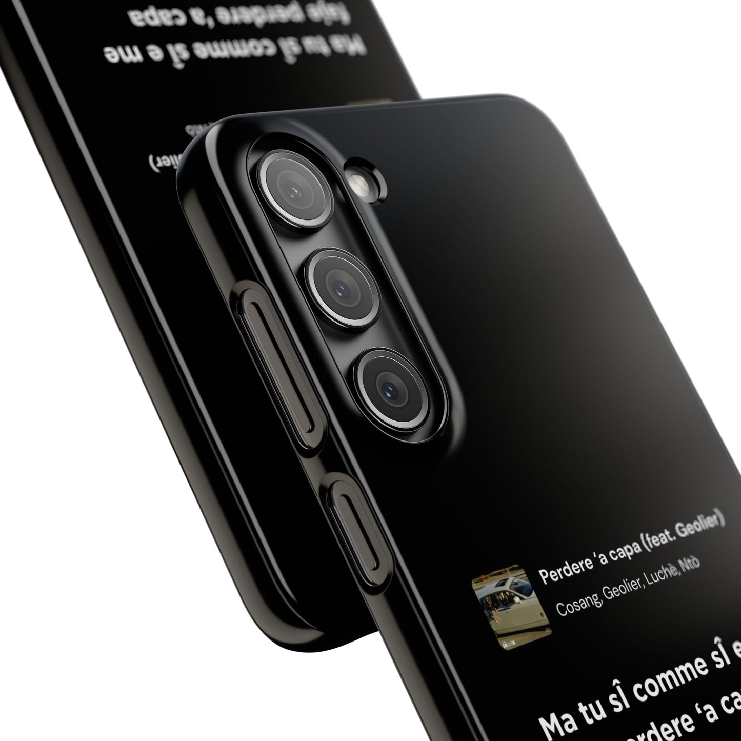 Stylish Snap Case for Music Lovers, Custom Phone Cover with Lyrics, Personalized Gift, Phone Accessory, Unique Snap Case