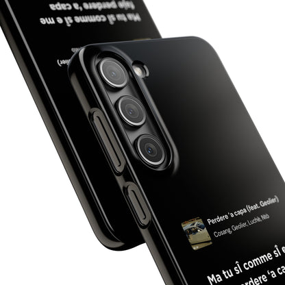 Stylish Snap Case for Music Lovers, Custom Phone Cover with Lyrics, Personalized Gift, Phone Accessory, Unique Snap Case