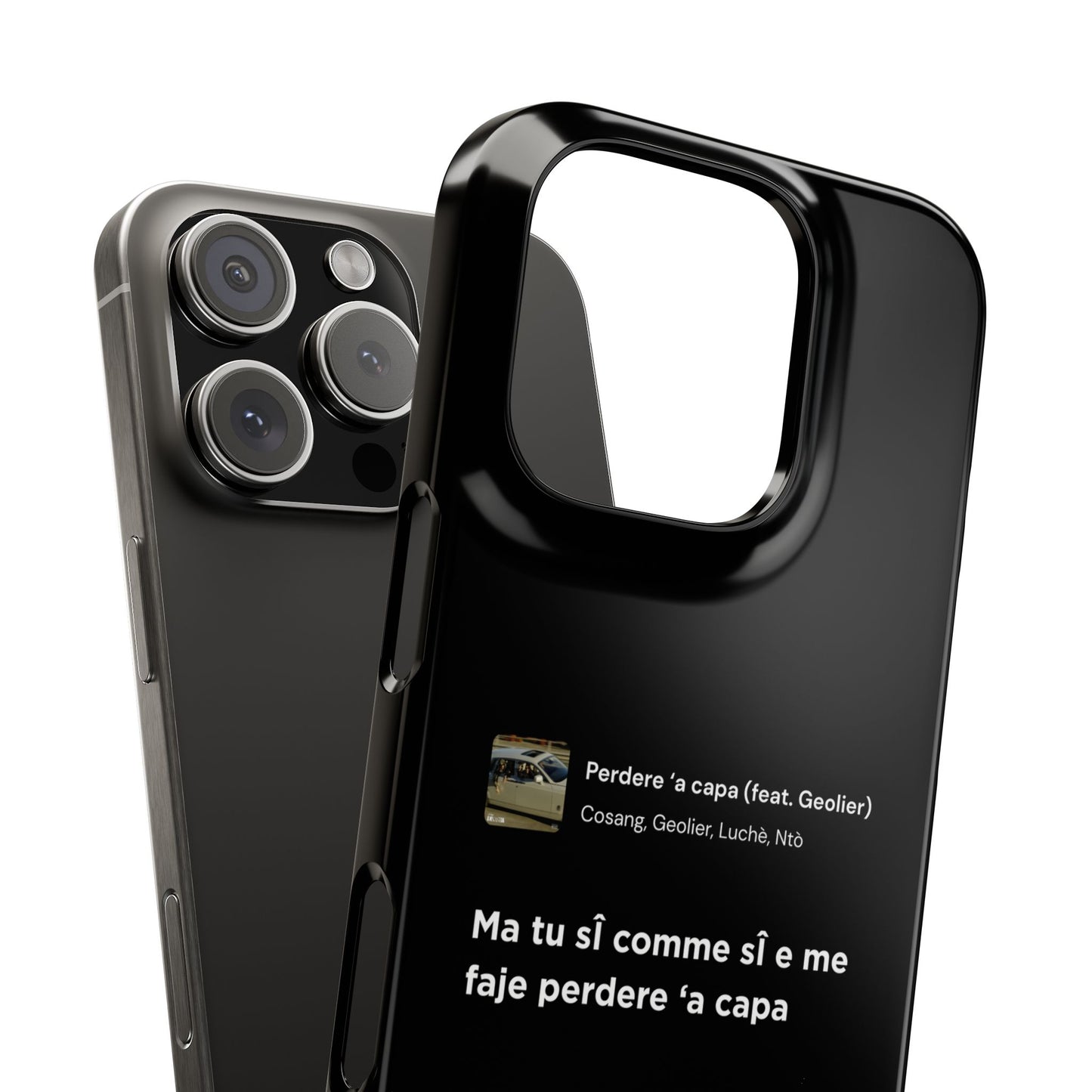 Stylish Snap Case for Music Lovers, Custom Phone Cover with Lyrics, Personalized Gift, Phone Accessory, Unique Snap Case