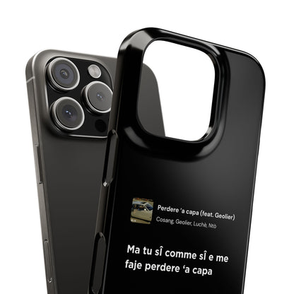 Stylish Snap Case for Music Lovers, Custom Phone Cover with Lyrics, Personalized Gift, Phone Accessory, Unique Snap Case