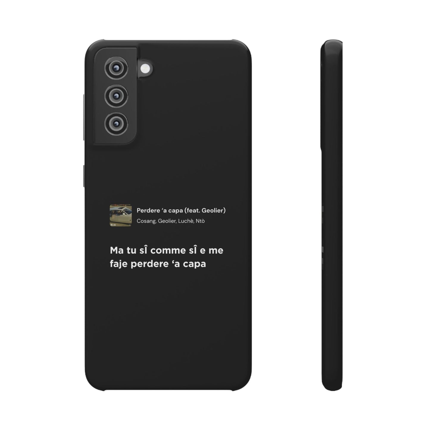 Stylish Snap Case for Music Lovers, Custom Phone Cover with Lyrics, Personalized Gift, Phone Accessory, Unique Snap Case